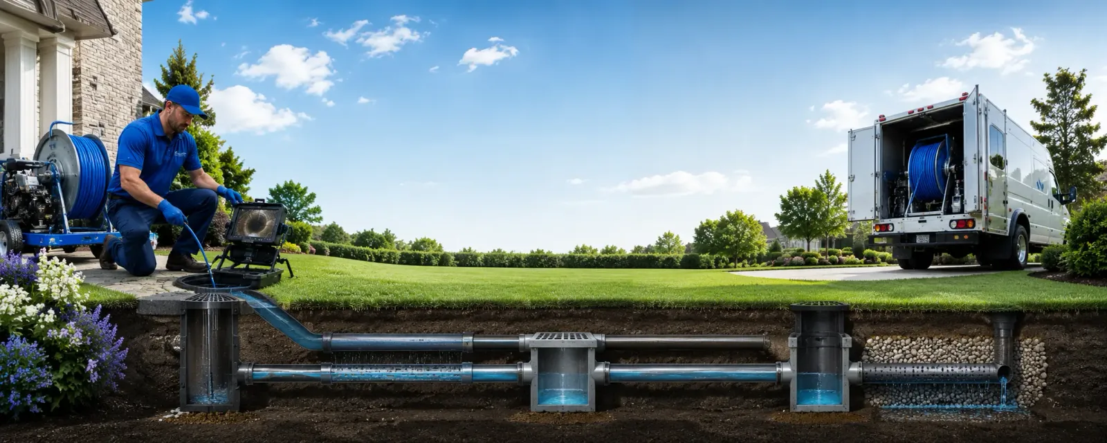 Outdoor drain cleaning information for Perkins, MO